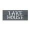 Stupell Industries Blue Lake House Sign Wooden Wall Plaque